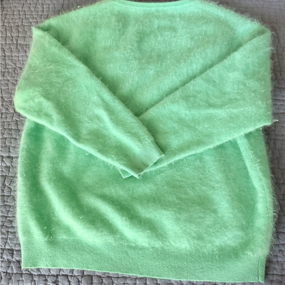 J. Crew Brushed Cashmere V-Neck Sweater - Picture 3 of 8